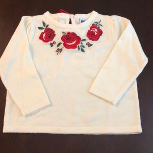 NWT Embroidered Janie & Jack sweater 12-18 months